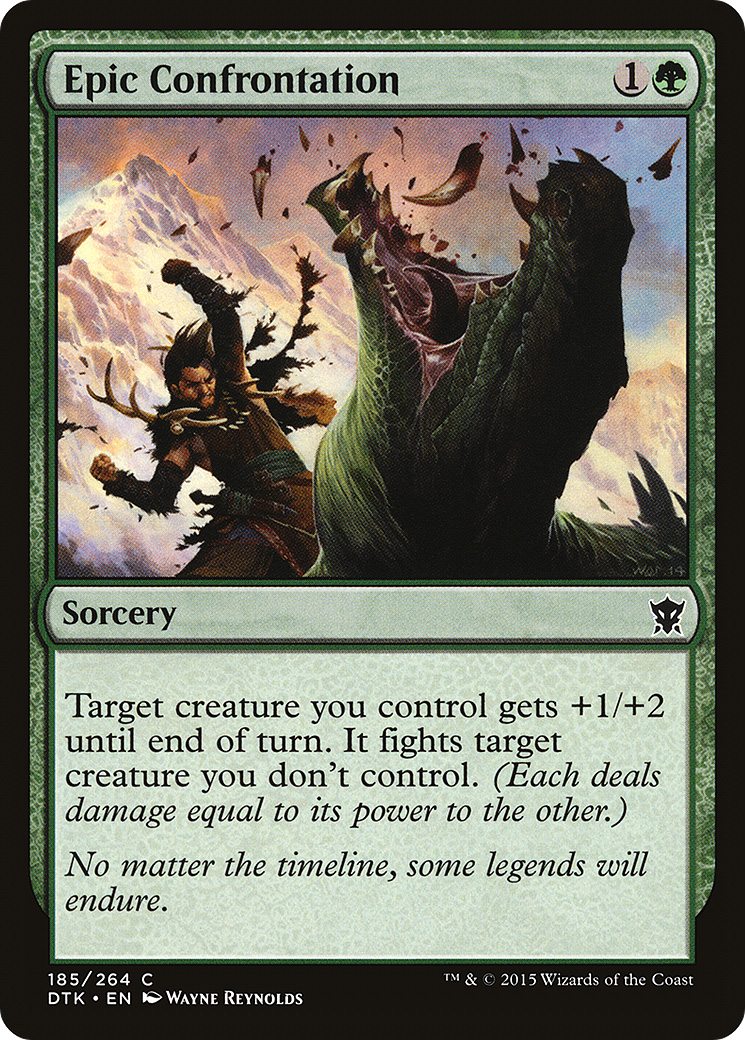 Epic Confrontation (DTK-185) - Dragons of Tarkir Foil