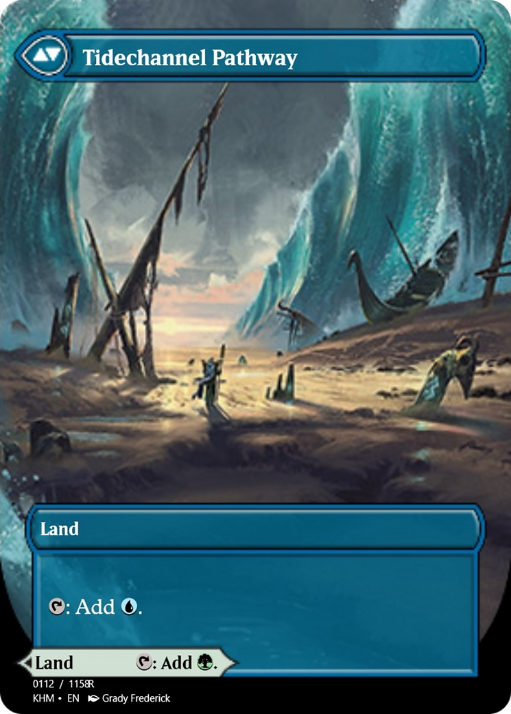 Barkchannel Pathway // Tidechannel Pathway (PRM-88404) - Magic Online Promos Foil