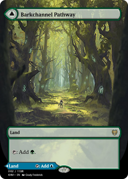Barkchannel Pathway // Tidechannel Pathway (PRM-88404) - Magic Online Promos Foil