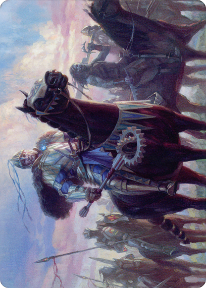 Shanid, Sleepers' Scourge // Shanid, Sleepers' Scourge (ADMU-054) - Dominaria United Art Series (Borderless) Foil