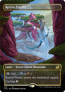 Ketria Triome (Showcase) (IKO-310) - Ikoria: Lair of Behemoths: (Showcase) (Borderless)