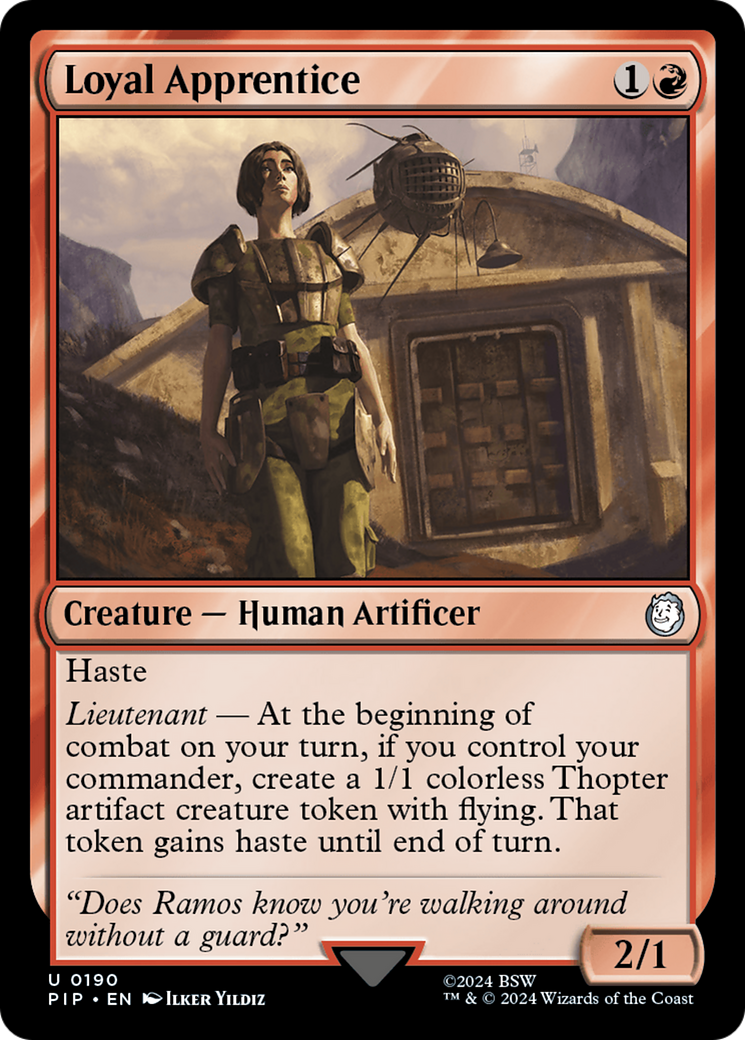 Loyal Apprentice⁣ - Universes Beyond: Fallout⁣ (Uncommon)⁣ [190]
