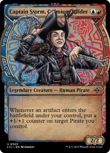Captain Storm, Cosmium Raider⁣ - The Lost Caverns of Ixalan: Extras⁣ (Uncommon)⁣ [303]