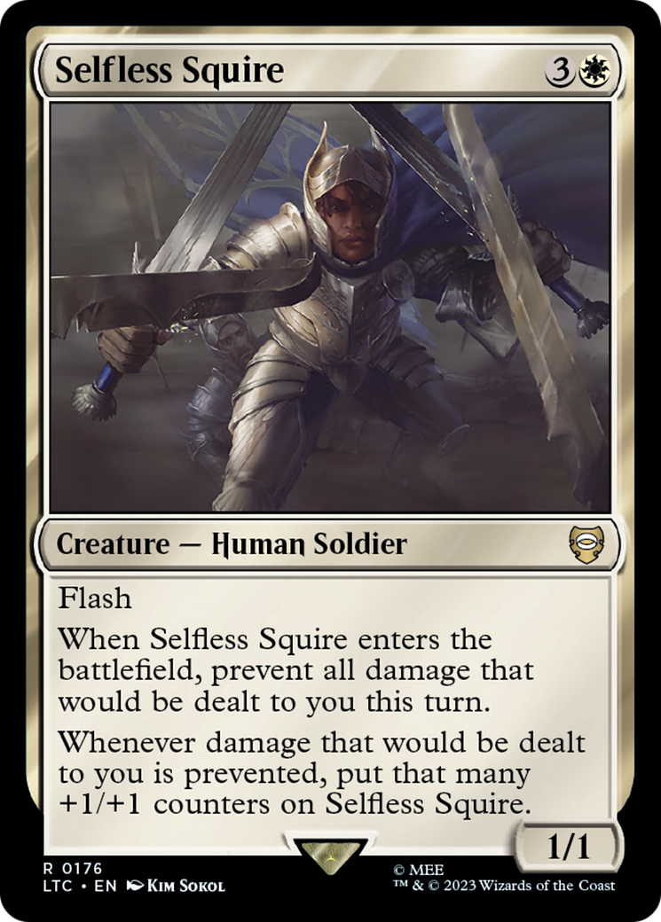 Selfless Squire⁣ - Commander: The Lord of the Rings: Tales of Middle-earth⁣ (Rare)⁣ [176]