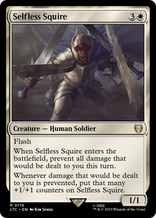 Selfless Squire⁣ - Commander: The Lord of the Rings: Tales of Middle-earth⁣ (Rare)⁣ [176]