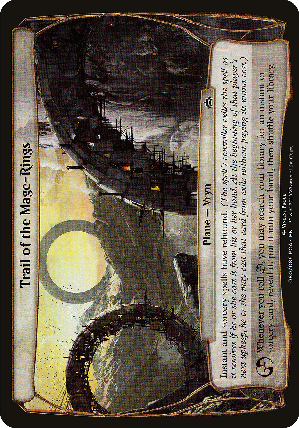 Trail of the Mage-Rings (Planechase Anthology) (OVER-080) - Planechase Anthology Planes
