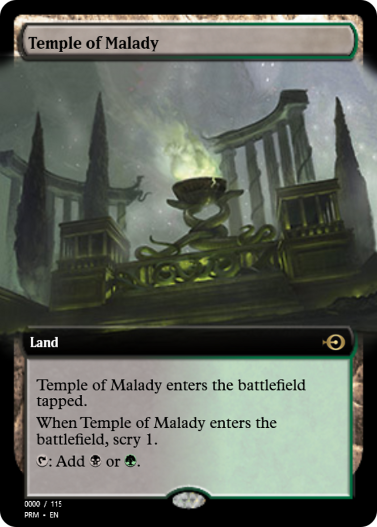 Temple of Malady (PRM-81964) - Magic Online Promos Foil