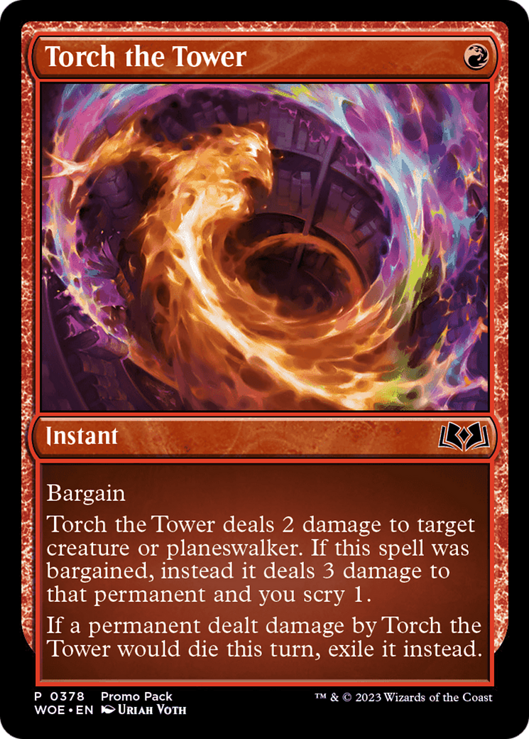 Torch the Tower (PPWOE-378) - Wilds of Eldraine Foil