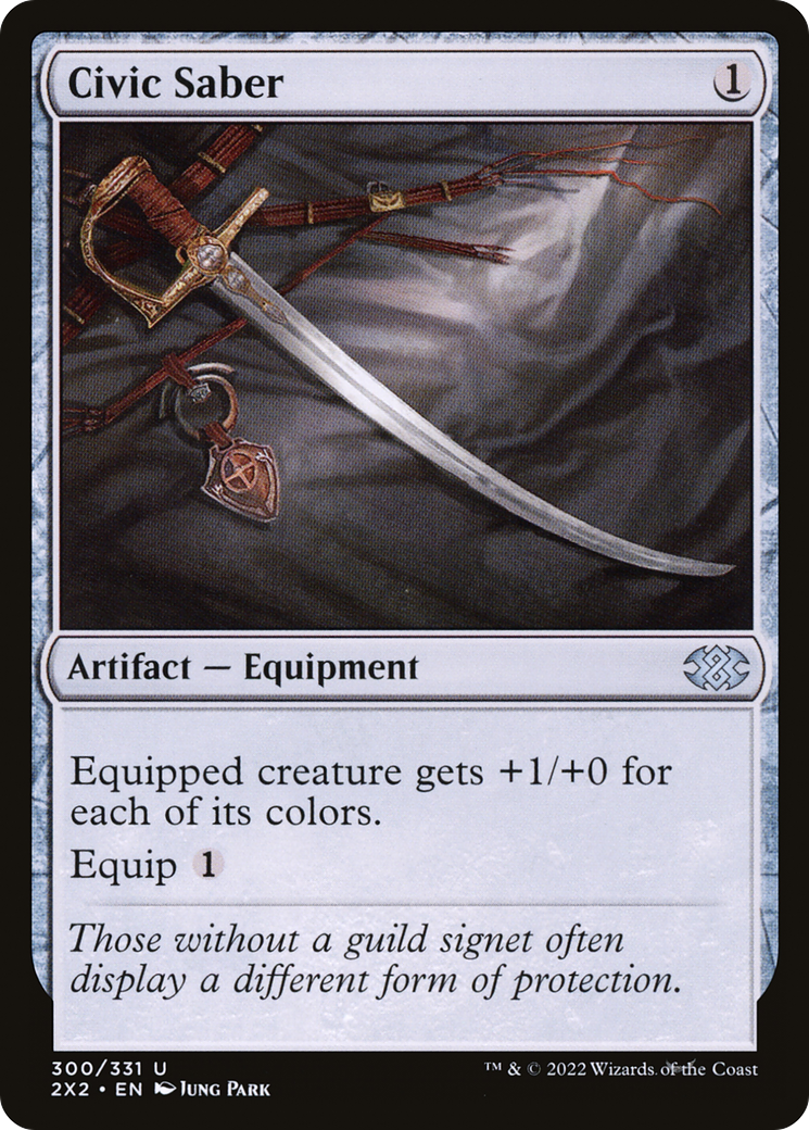 Civic Saber⁣ - Double Masters 2022⁣ (Uncommon)⁣ [300]