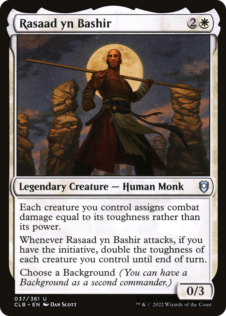 Rasaad yn Bashir (CLB-037) - Commander Legends: Battle for Baldur's Gate