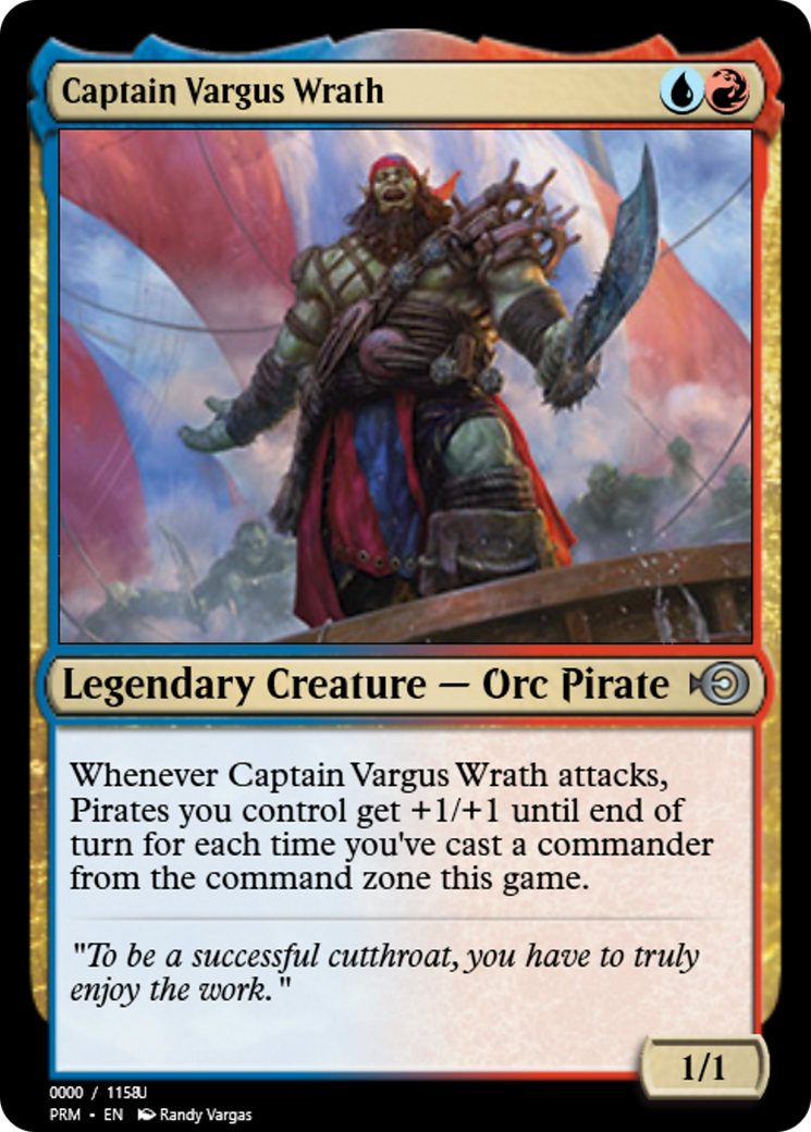 Captain Vargus Wrath (PRM-86282) - Magic Online Promos