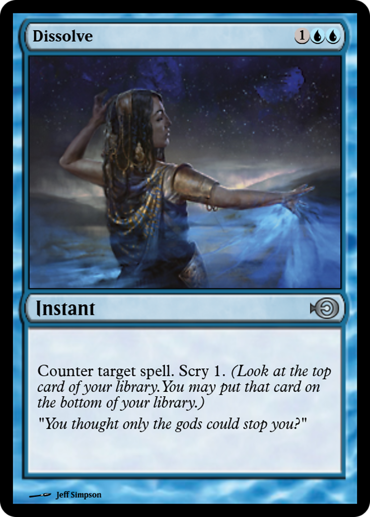 Dissolve (PRM-52336) - Magic Online Promos Foil