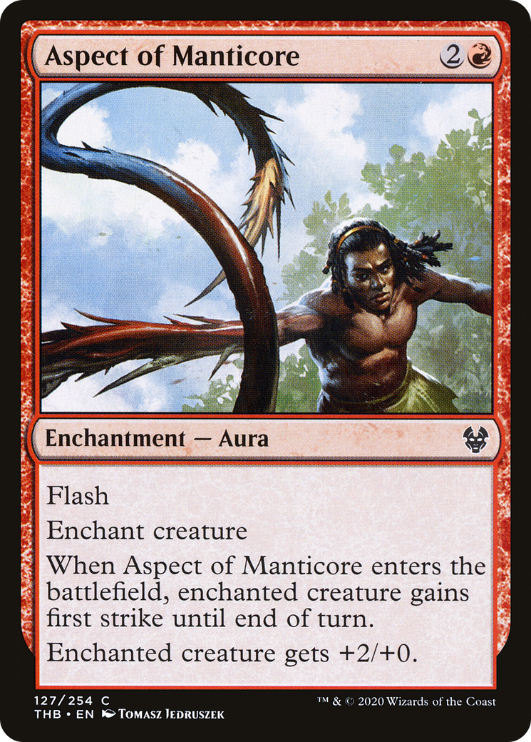 Aspect of Manticore⁣ - Theros Beyond Death⁣ (Common)⁣ [127]