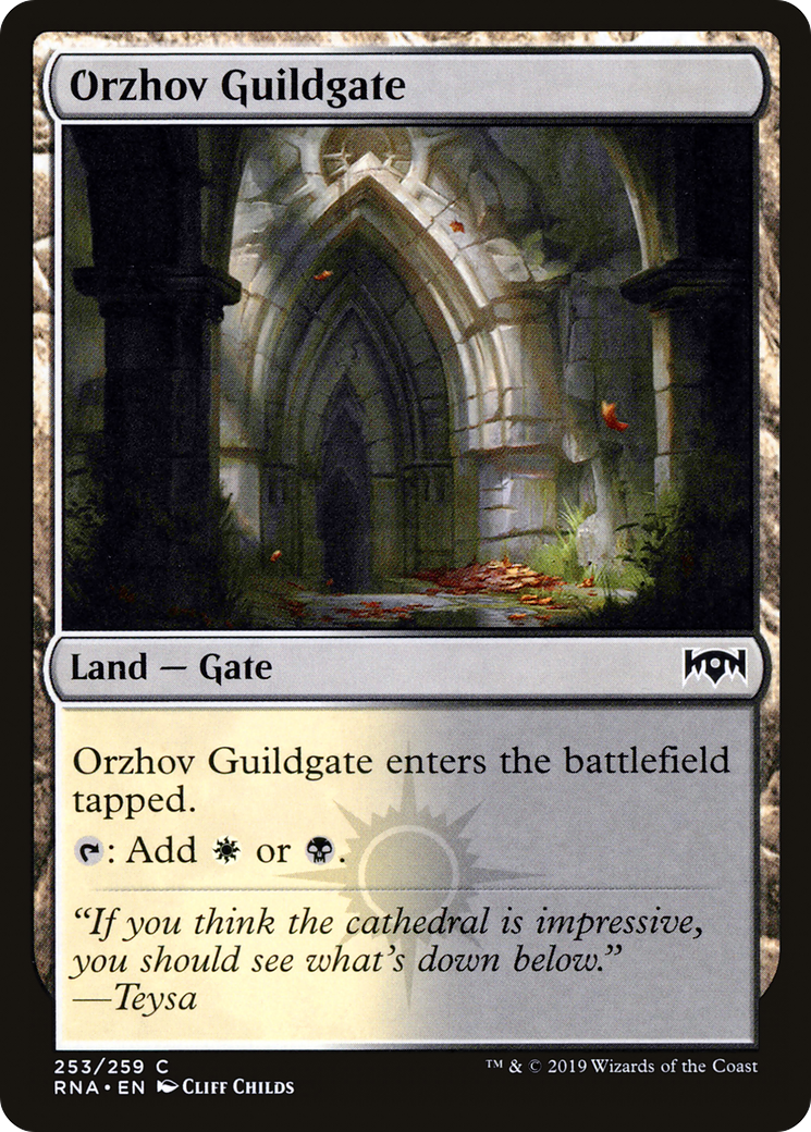 Orzhov Guildgate (253) (RNA-253) - Ravnica Allegiance Foil