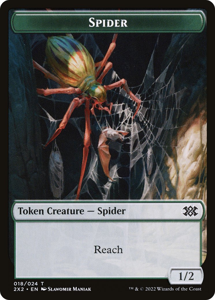 Spider (T2X2-018) - Double Masters 2022 Tokens Foil