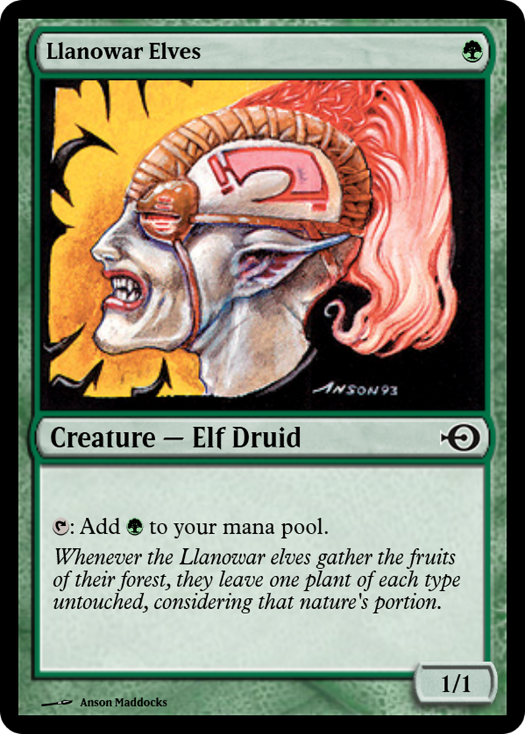 Llanowar Elves (PRM-31379) - Magic Online Promos Foil