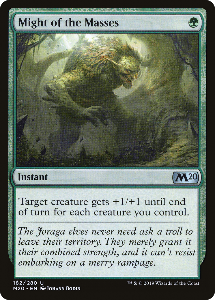 Might of the Masses⁣ - Core 2020⁣ (Uncommon)⁣ [182]