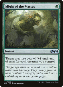 Might of the Masses⁣ - Core 2020⁣ (Uncommon)⁣ [182]