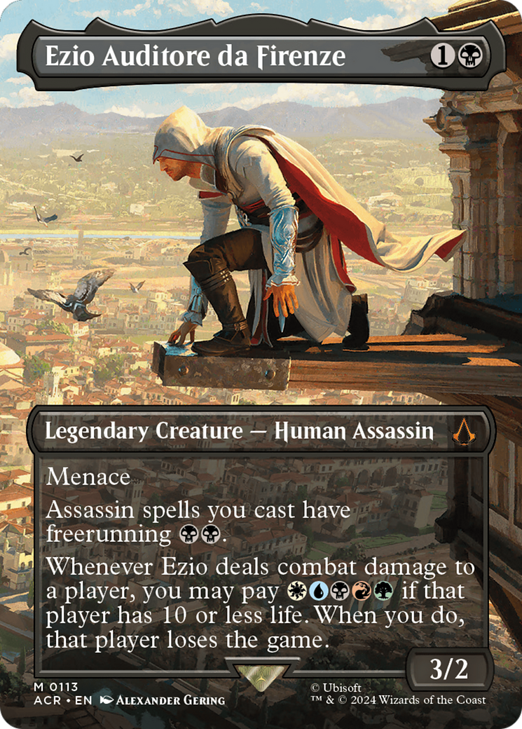Ezio Auditore da Firenze (Borderless) (ACR-113) - Assassin's Creed (Borderless) Foil