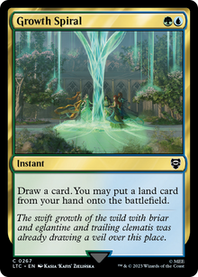 Growth Spiral⁣ - Commander: The Lord of the Rings: Tales of Middle-earth⁣ (Common)⁣ [267]
