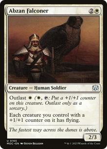 Abzan Falconer⁣ - Commander: March of the Machine⁣ (Uncommon)⁣ [165]