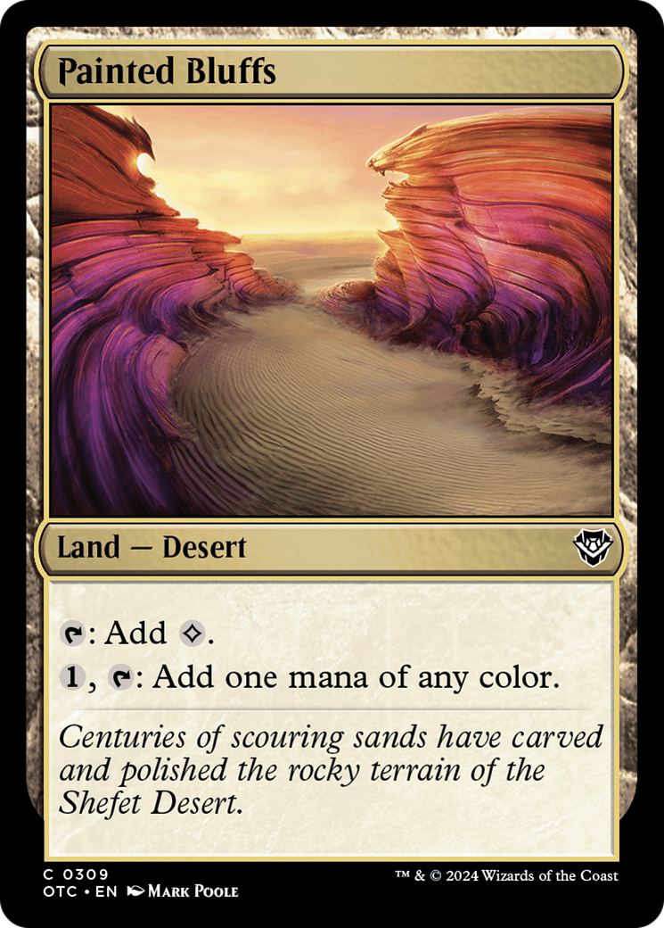 Painted Bluffs⁣ - Commander: Outlaws of Thunder Junction⁣ (Common)⁣ [309]
