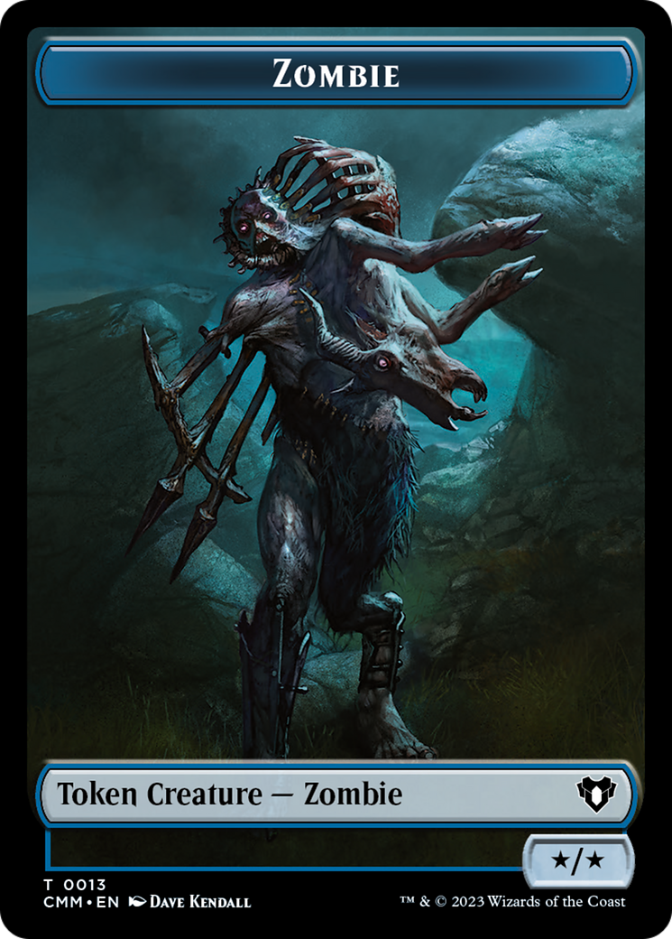 Zombie (TCMM-013) - Commander Masters Tokens