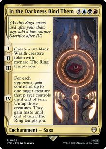 In the Darkness Bind Them⁣ - Commander: The Lord of the Rings: Tales of Middle-earth⁣ (Rare)⁣ [58]
