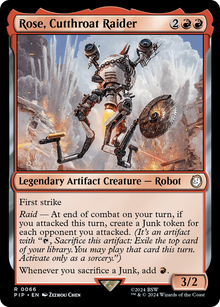 Rose, Cutthroat Raider⁣ - Universes Beyond: Fallout⁣ (Rare)⁣ [66]