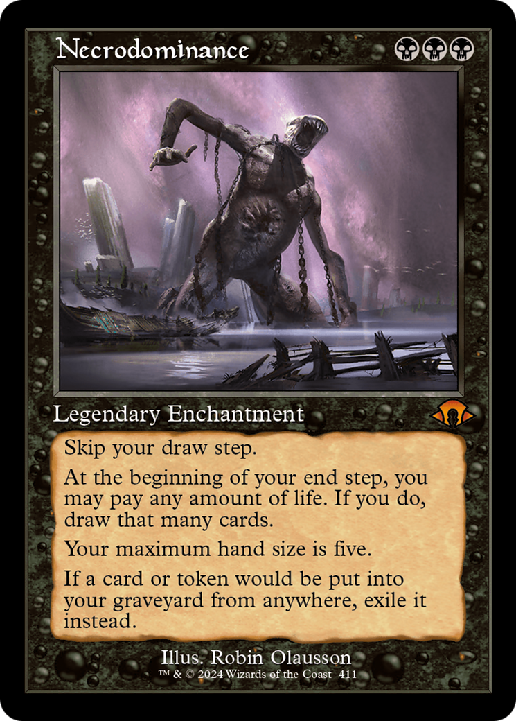 Necrodominance⁣ - Modern Horizons 3: Extras⁣ (Mythic)⁣ [411]