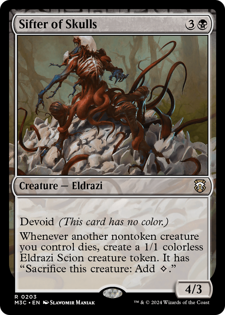 Sifter of Skulls⁣ - Commander: Modern Horizons 3⁣ (Rare)⁣ [203]