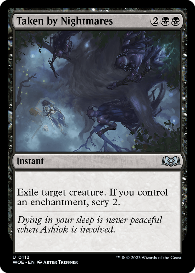 Taken by Nightmares (WOE-112) - Wilds of Eldraine Foil