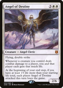 Angel of Destiny (PPZNR-02P) - Zendikar Rising Promos Foil