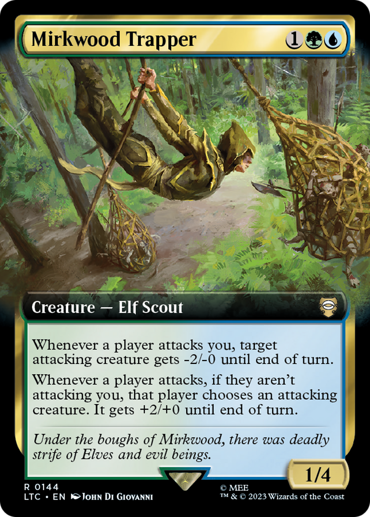 Mirkwood Trapper (Extended Art) (LTC-144) - Tales of Middle-earth Commander: (Extended Art)