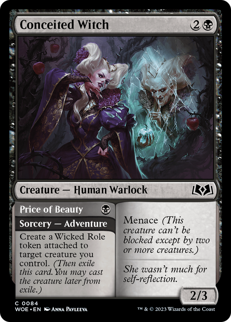 Conceited Witch (WOE-084) - Wilds of Eldraine Foil