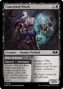 Conceited Witch (WOE-084) - Wilds of Eldraine Foil