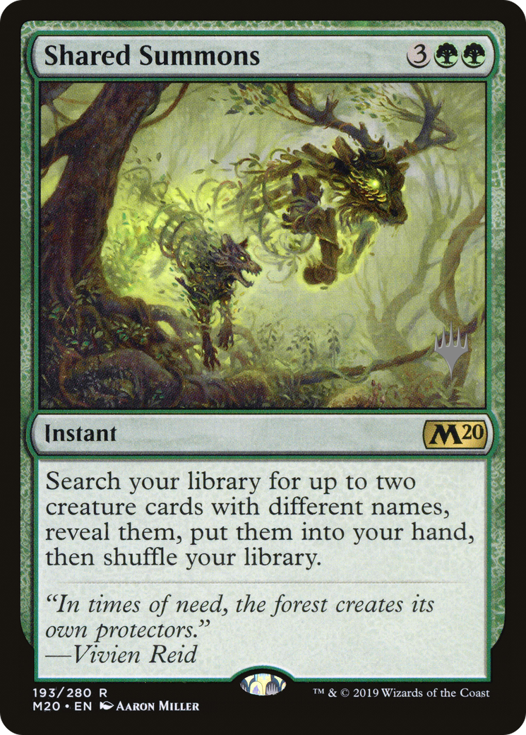 Shared Summons (PPM20-193P) - Core Set 2020 Promos Foil
