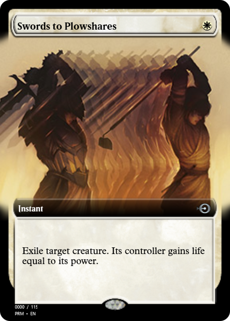 Swords to Plowshares (PRM-86138) - Magic Online Promos