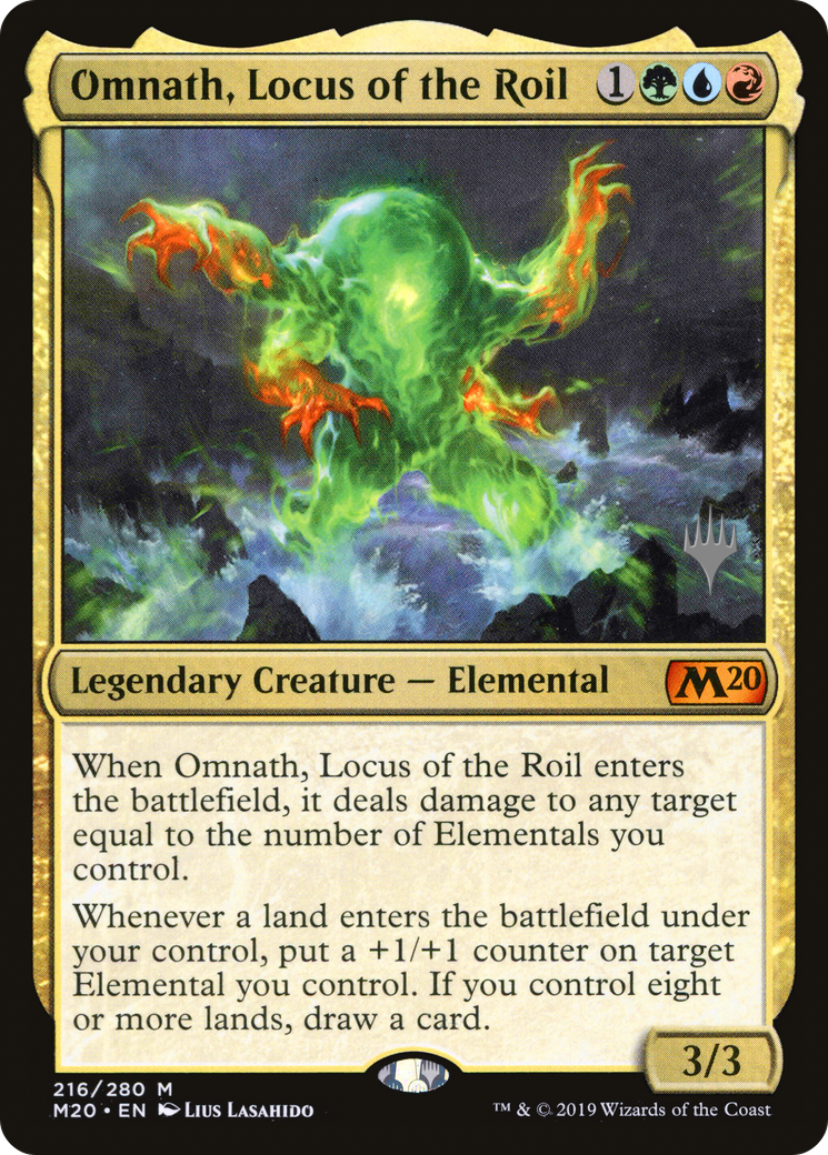 Omnath, Locus of the Roil (PPM20-216P) - Core Set 2020 Promos Foil