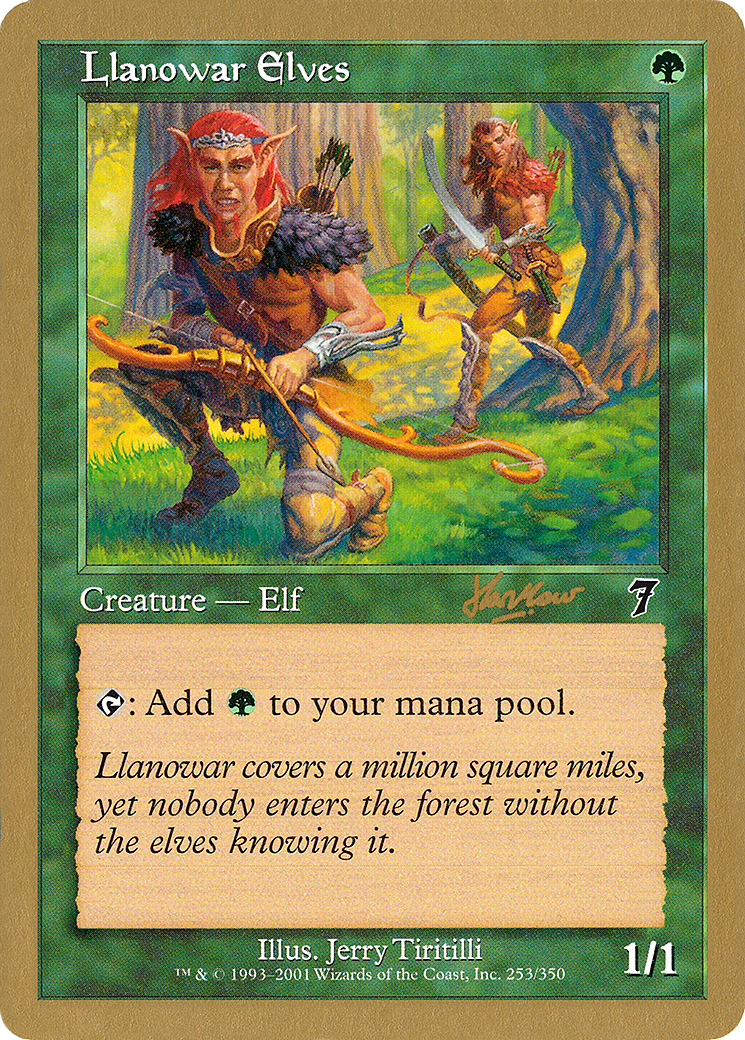 Llanowar Elves - 2002 Sim Han How (7ED) (WCD-SHH253) - World Championship Decks 2002