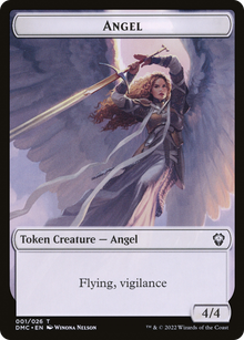Angel (TDMU-001) - Dominaria United Tokens Foil
