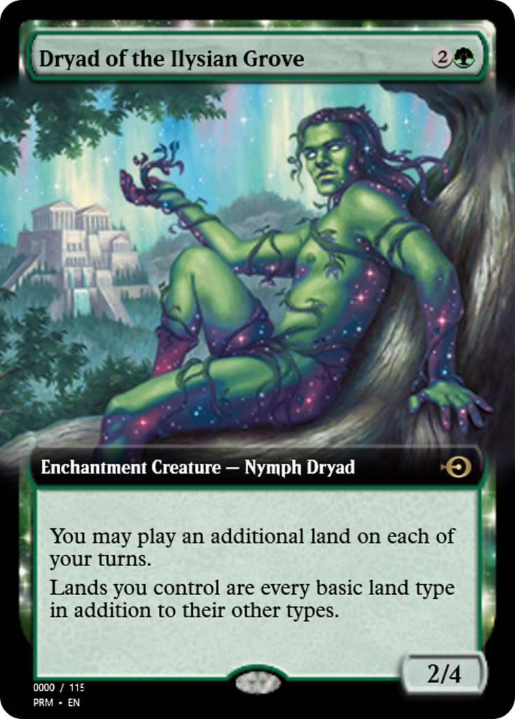 Dryad of the Ilysian Grove (PRM-79953) - Magic Online Promos: (enchantment)