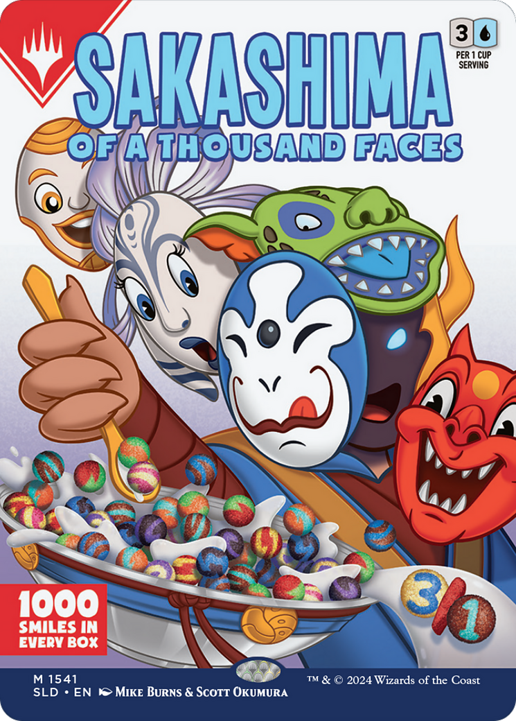 Sakashima of a Thousand Faces⁣ - Secret Lair Drop Series: Winter Superdrop 2024⁣ (Mythic)⁣ [1541]