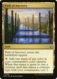 Path of Ancestry⁣ - Commander: March of the Machine⁣ (Common)⁣ [418]