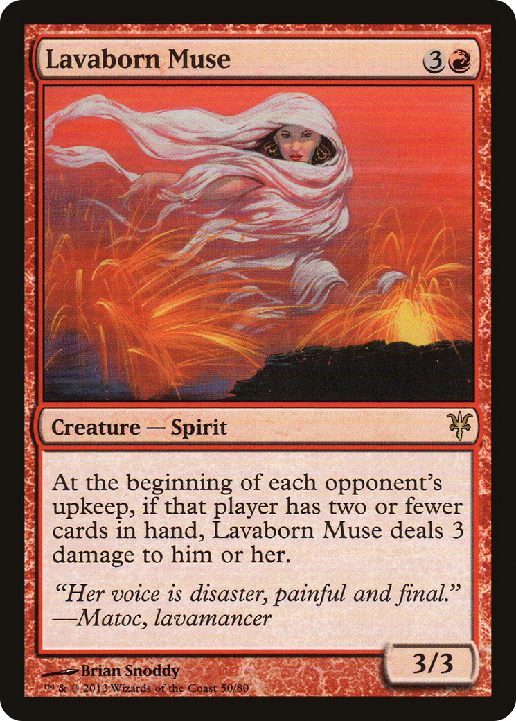 Lavaborn Muse (DDK-050) - Duel Decks: Sorin vs. Tibalt