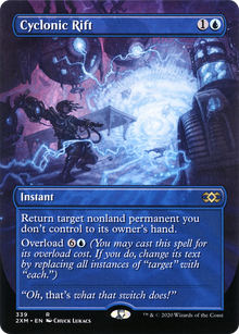 Cyclonic Rift (Borderless) (2XM-339) - Double Masters (Borderless) Foil