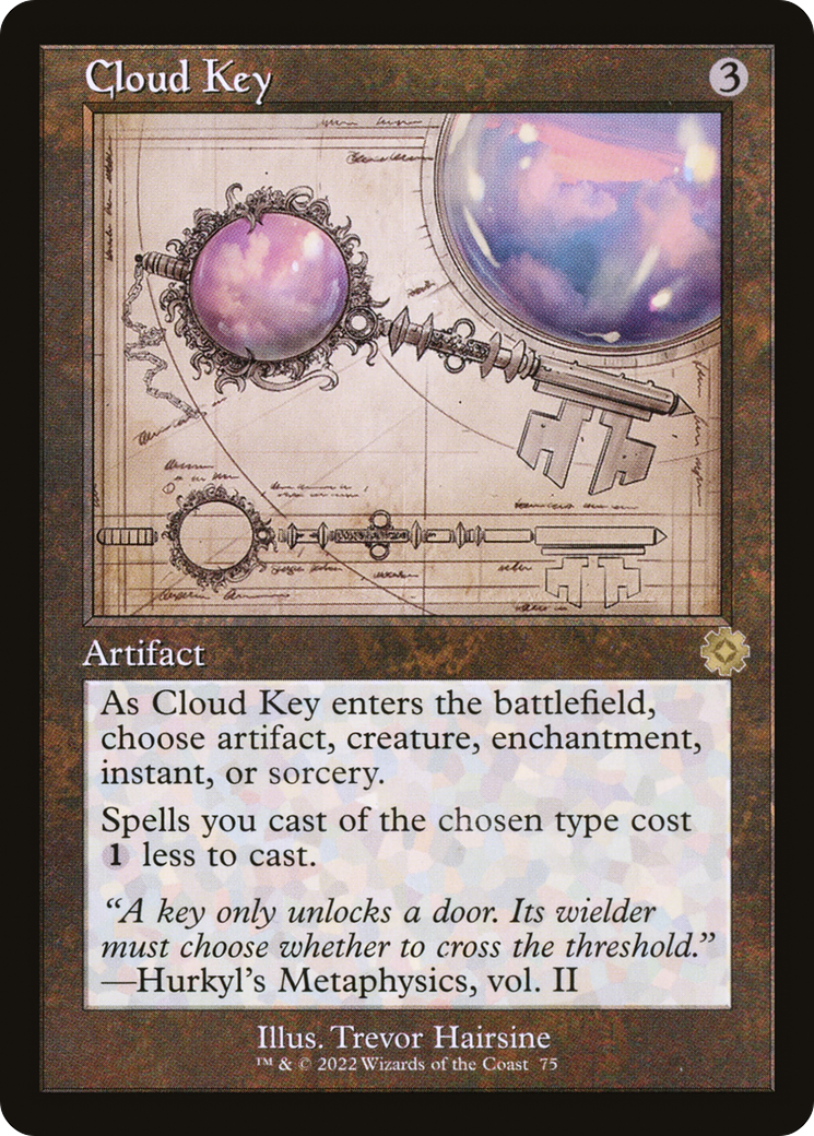Cloud Key (Schematic) (BRR-075) - The Brothers' War Retro Artifacts Foil