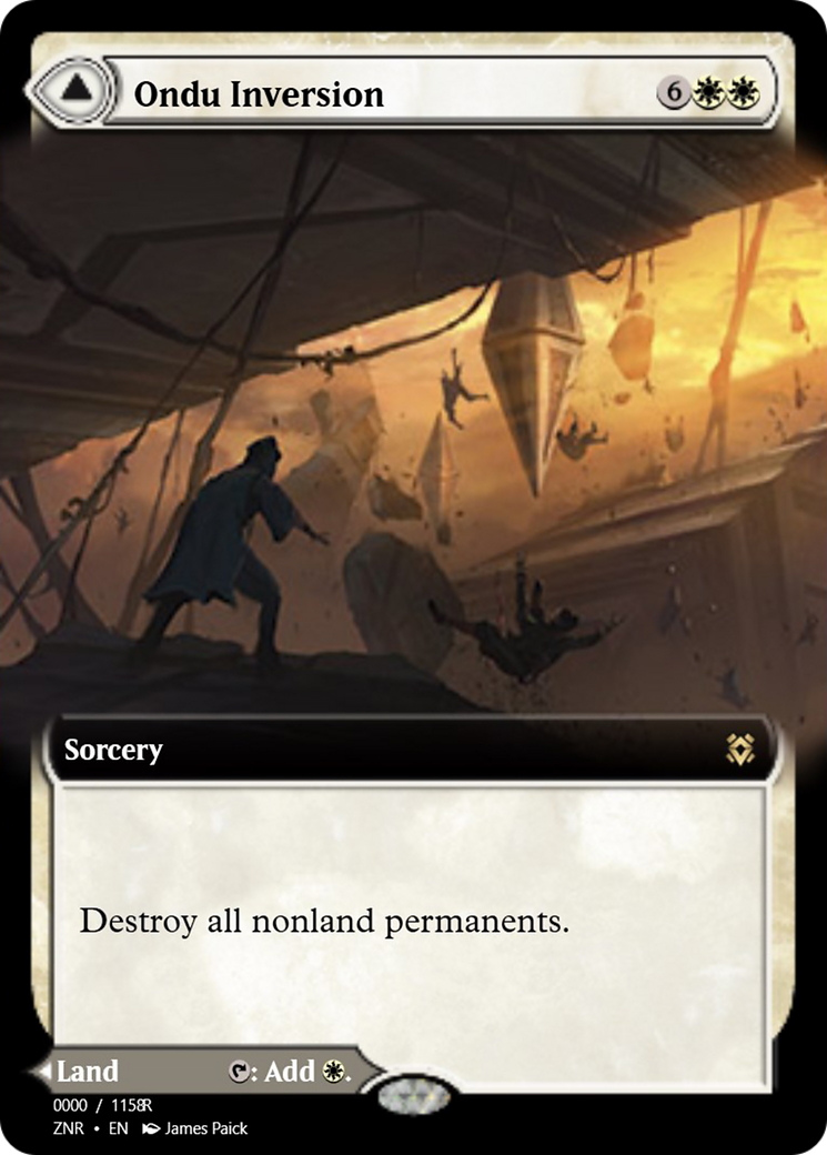 Ondu Inversion // Ondu Skyruins (PRM-83870) - Magic Online Promos