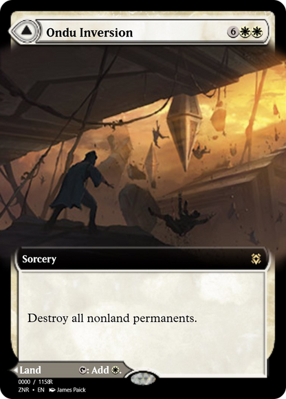 Ondu Inversion // Ondu Skyruins (PRM-83870) - Magic Online Promos