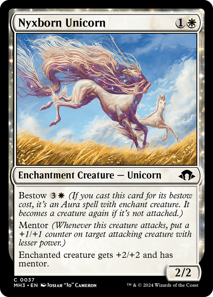 Nyxborn Unicorn⁣ - Modern Horizons 3⁣ (Common)⁣ [37]